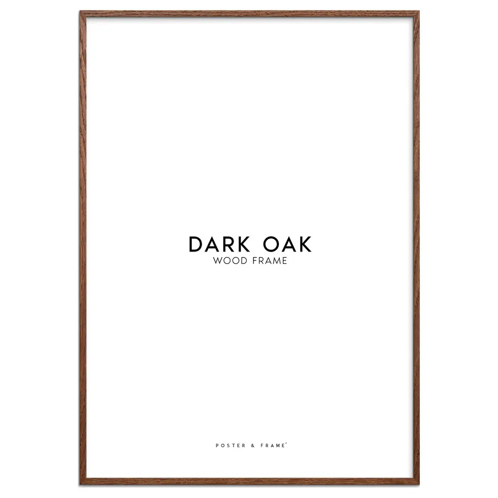 Ram – Mörk ek 50x70