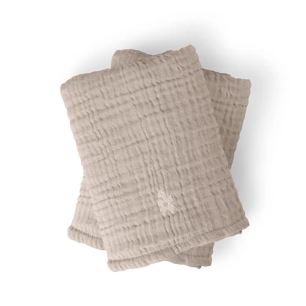 Sebra Skötunderlägg 2-pack - Beige