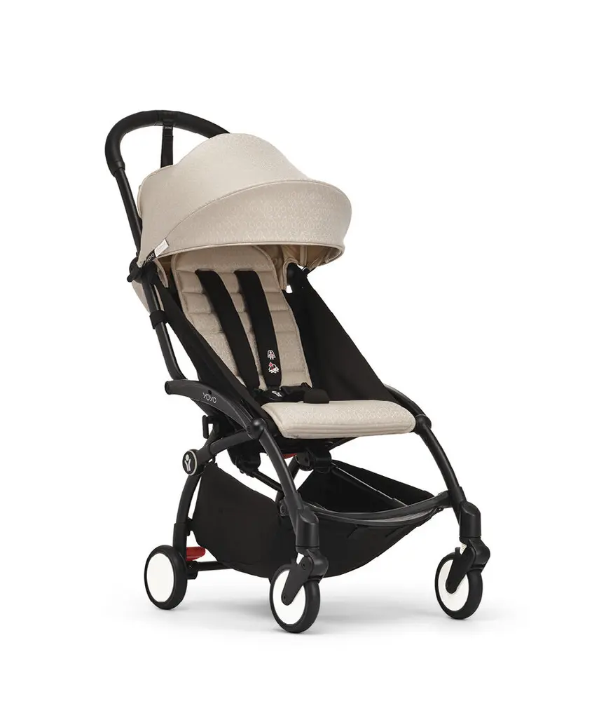 Stokke® Yoyo³ Resevagn - Black/Bonpoint Beige