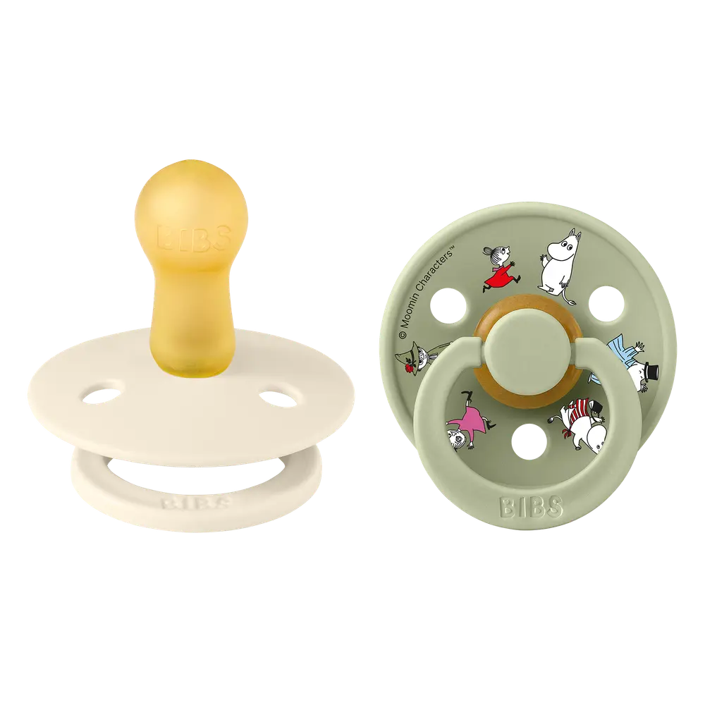 Mumin Colour 2-Pack Napp Latex stl 2 - Ivory