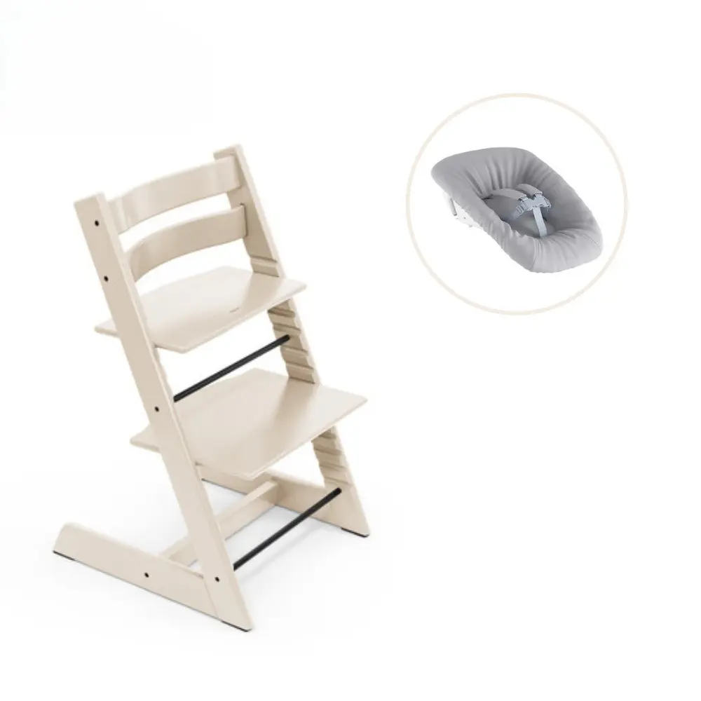 Stokke® Tripp Trapp Stol Bok Inkl. Newborn Set - Vanilla White