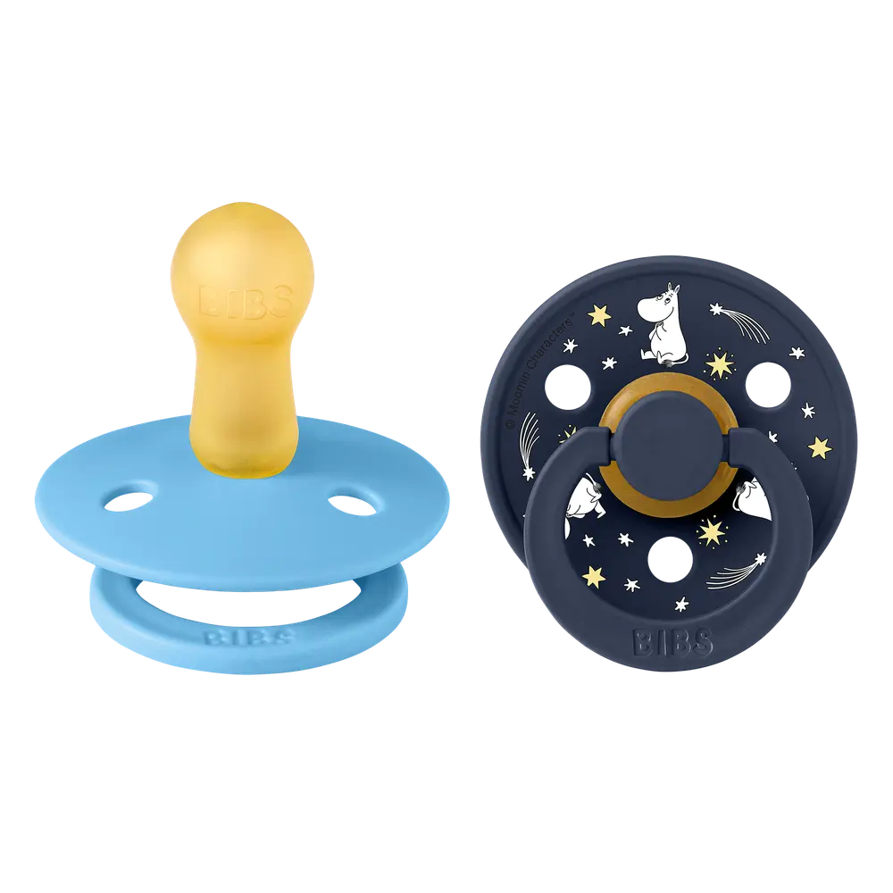 Mumin Colour 2-Pack Napp Latex stl 2 - Breeze
