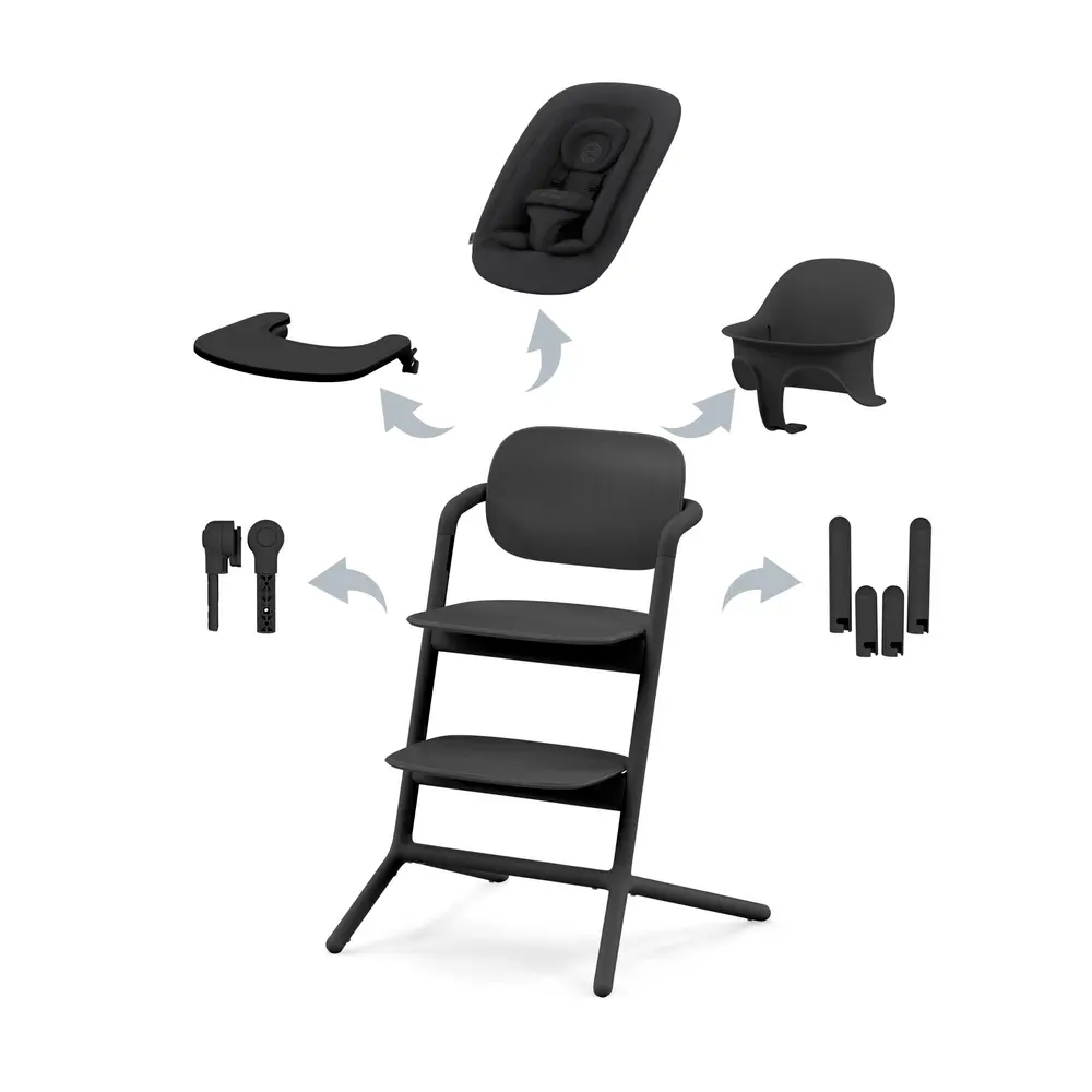 Cybex Lemo 4in1 Set Barnstol - Stunning Black