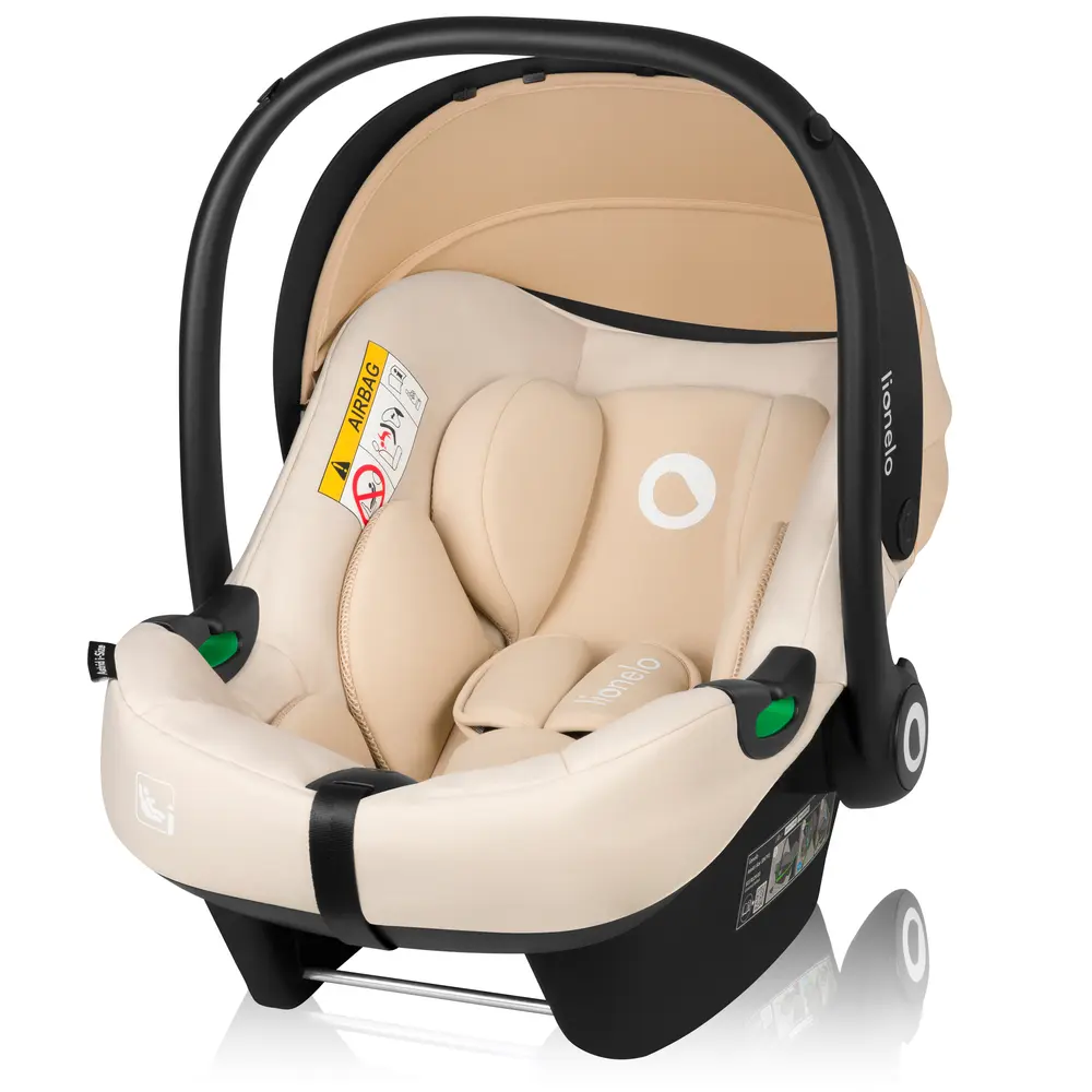 Lionelo Astrid i-Size Babyskydd - Beige Sand