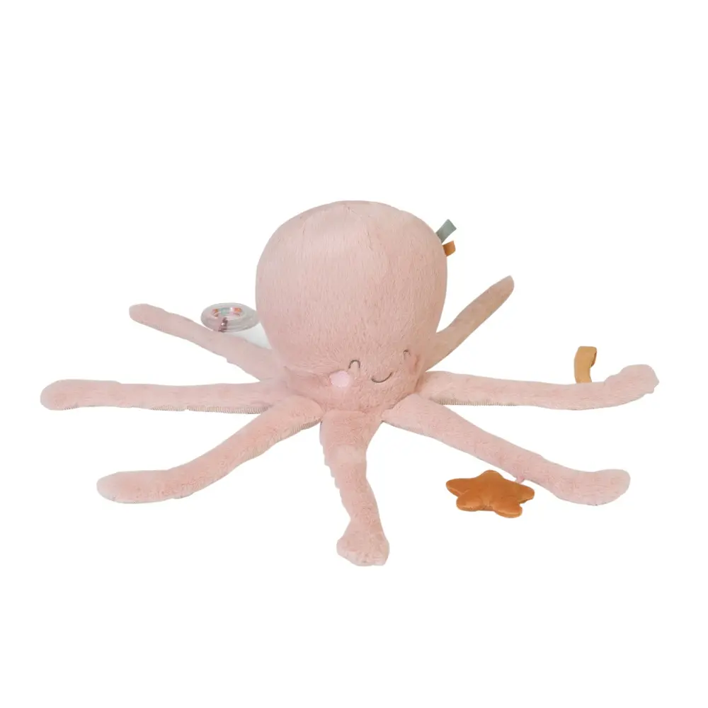 Ocean Life Stor Aktivitetsbläckfisk - Pink