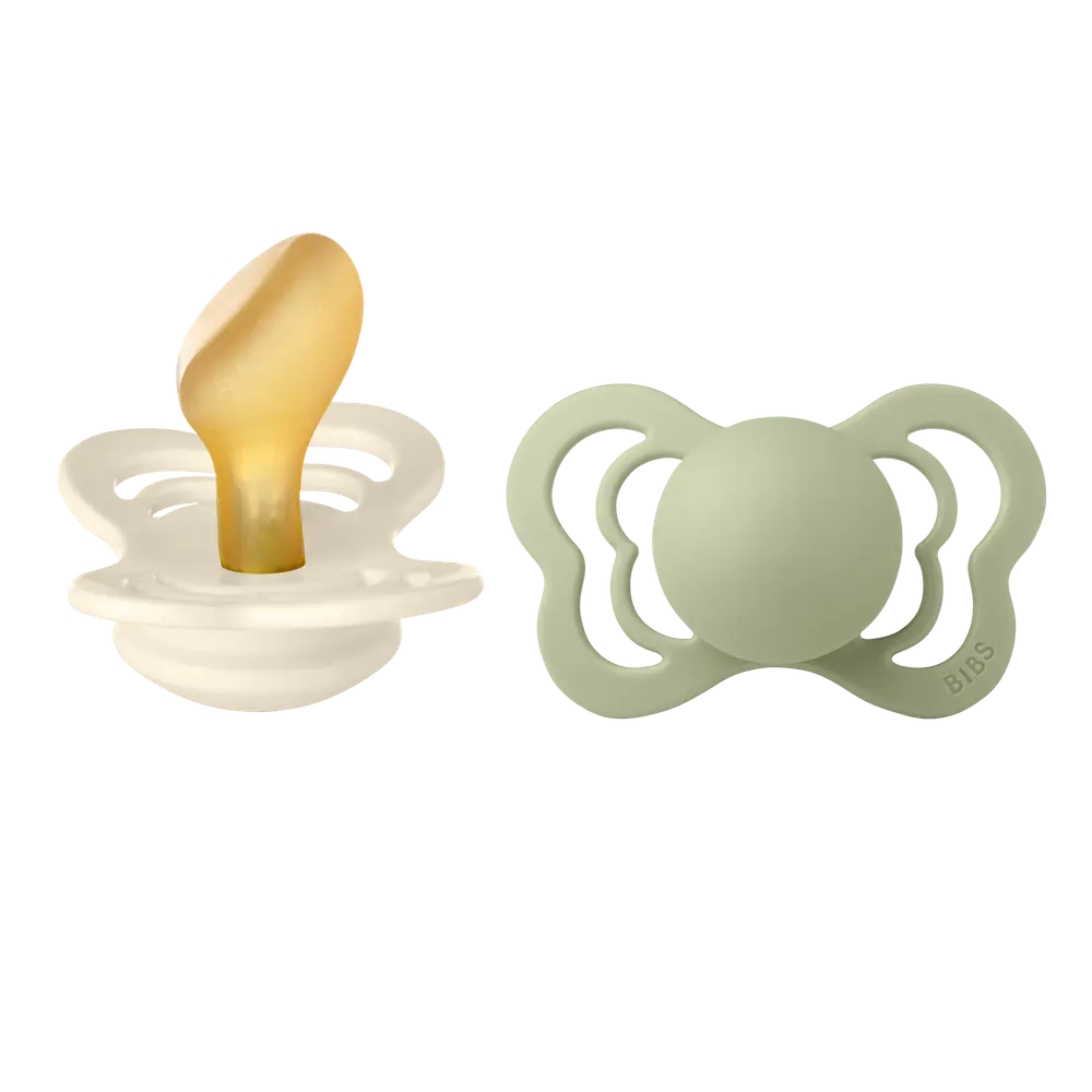 Napp Couture 2-pack Latex 6-18 mån - Ivory/Sage