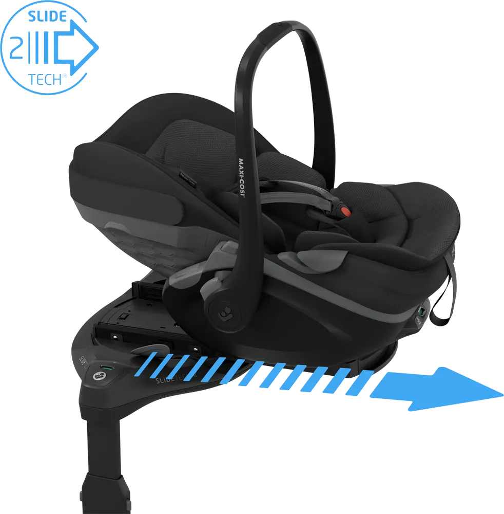 Maxi-Cosi Pebble Slide Pro Babyskydd - Onyx Black
