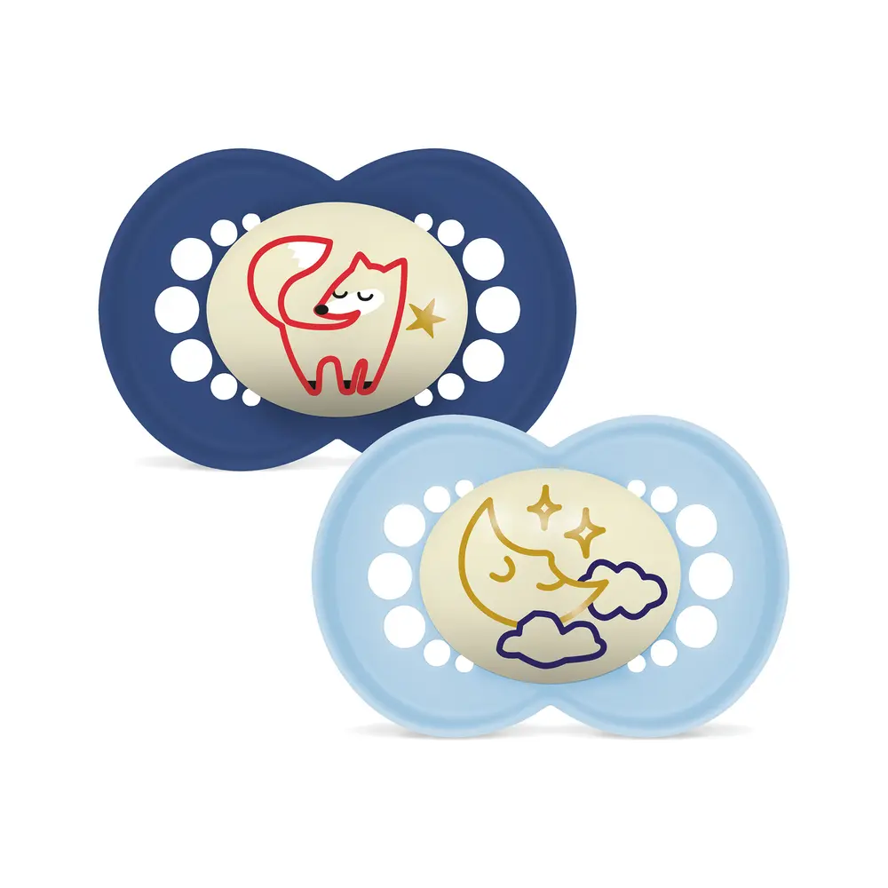 Original Night Silk Napp 6-16m 2-pack - Blue