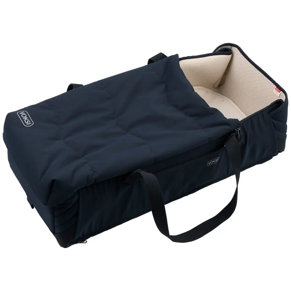Voksi® Carry Me Babynest - Black Leaf