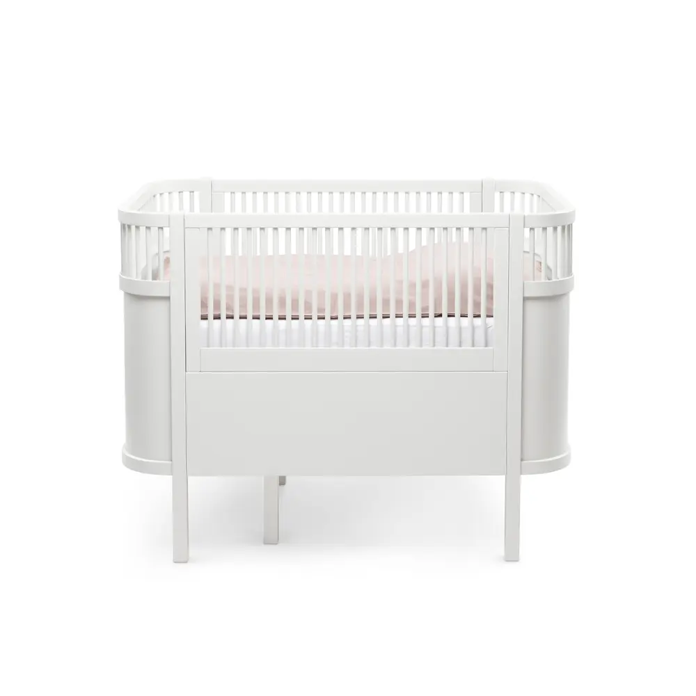 Växasäng 2 i 1 Baby & Juniorsäng - Classic White