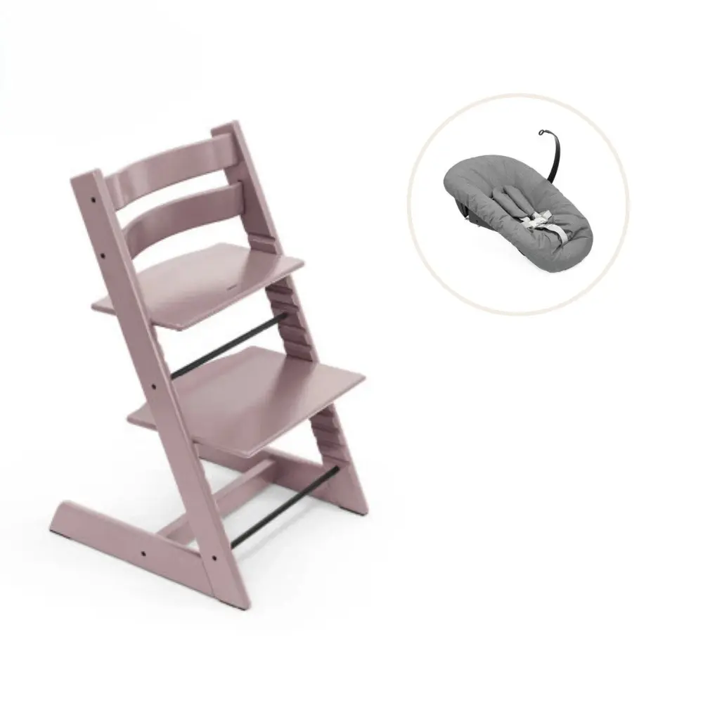 Stokke® Tripp Trapp Stol Bok Inkl. Newborn Set - Lila Lavendel