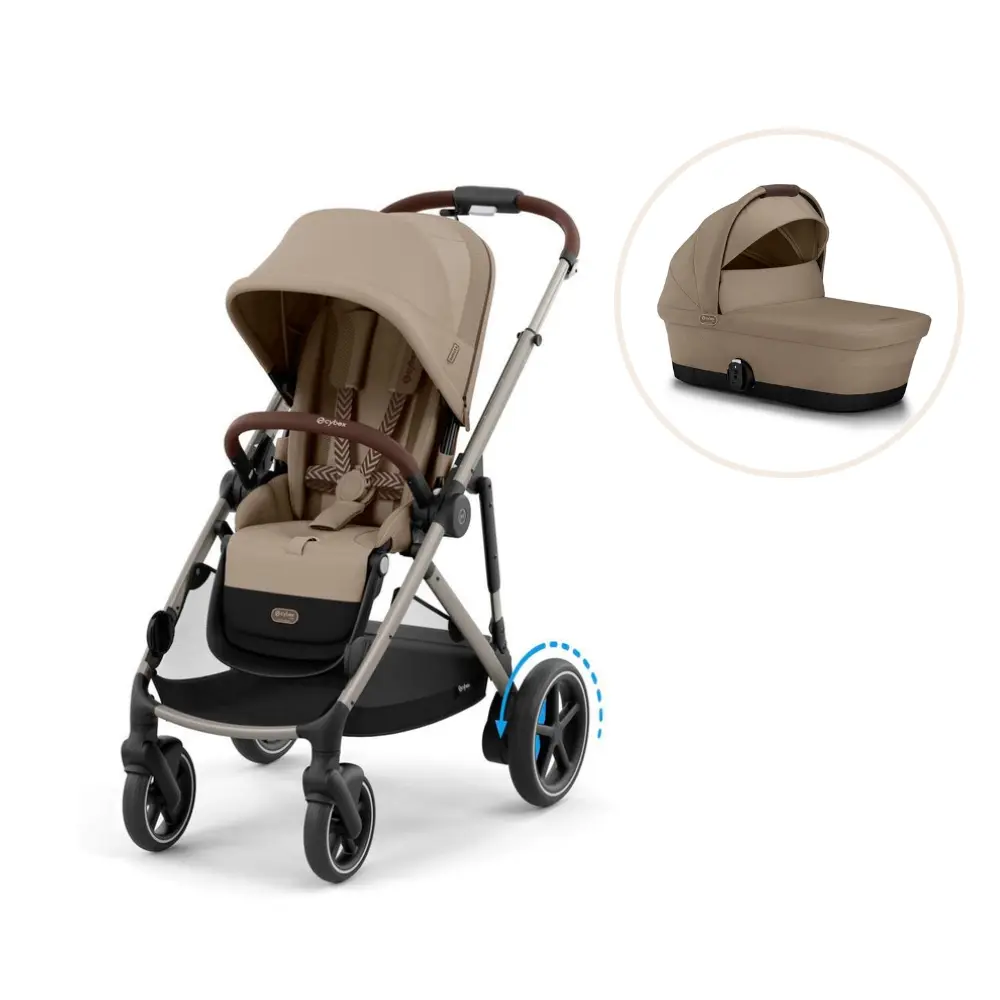 Cybex E-Gazelle S Barnvagn - Almond Beige