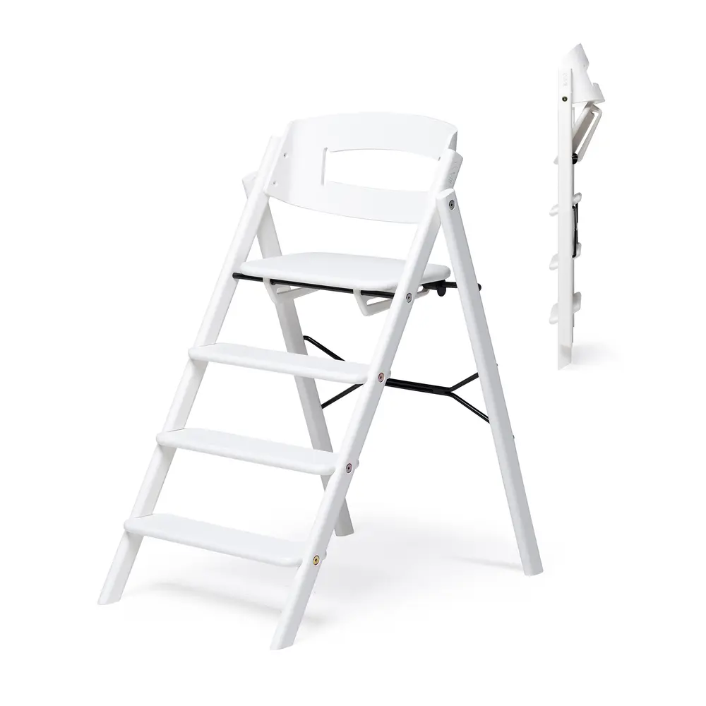 Klapp Matstol - Benvit