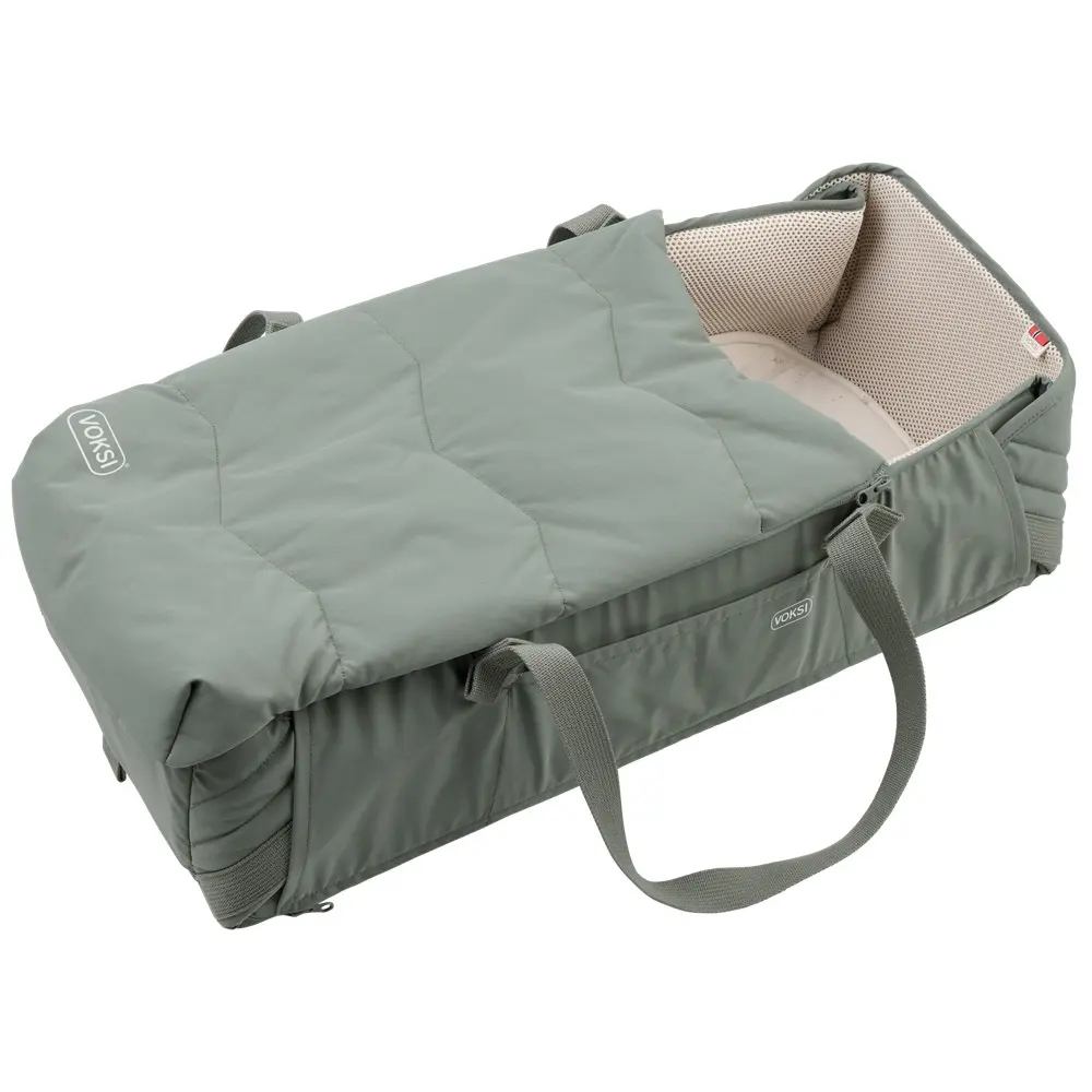 Voksi® Carry Me Babynest - MeadowGreen Leaf