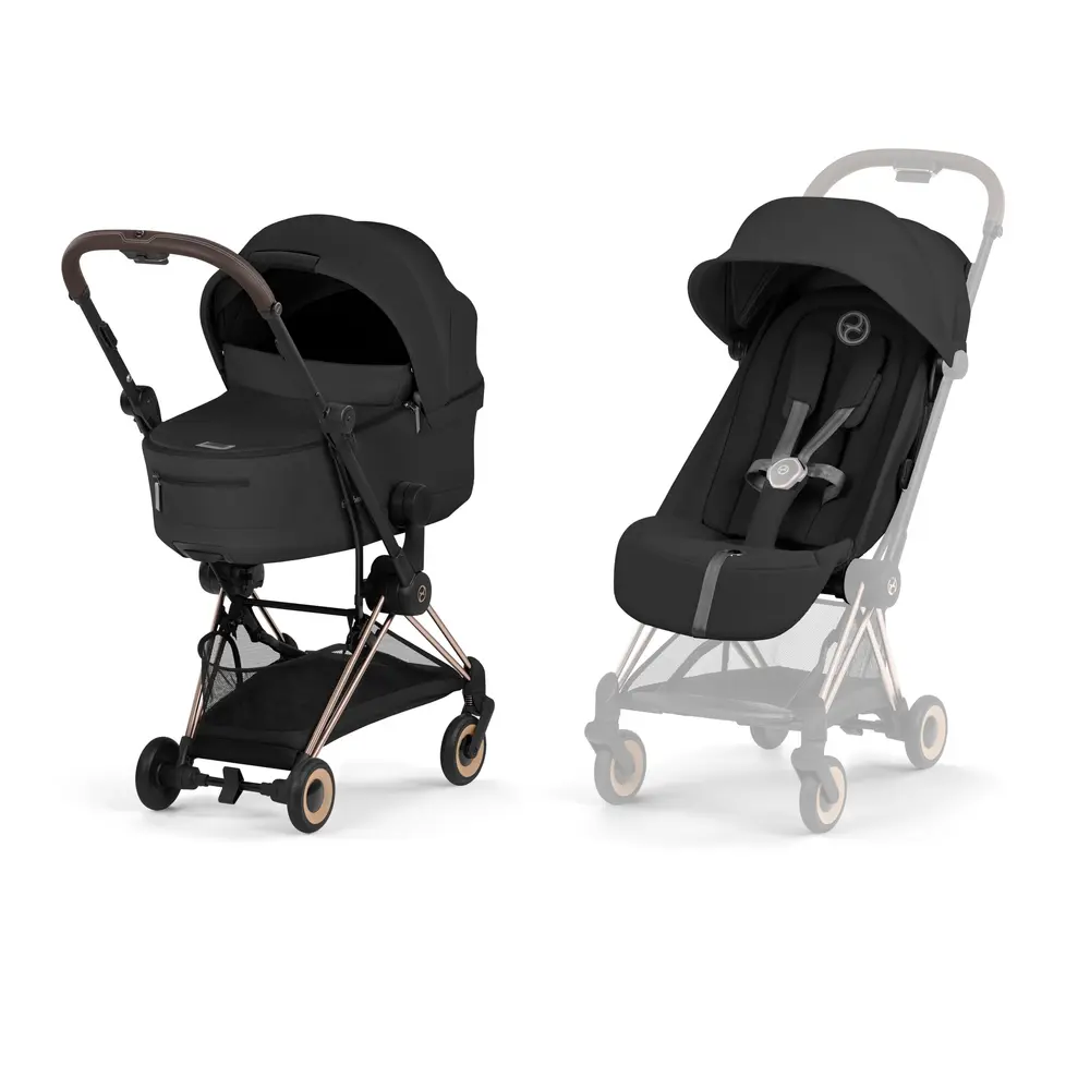 Cybex Coya Barnvagn - Sepia Black/Rosegold