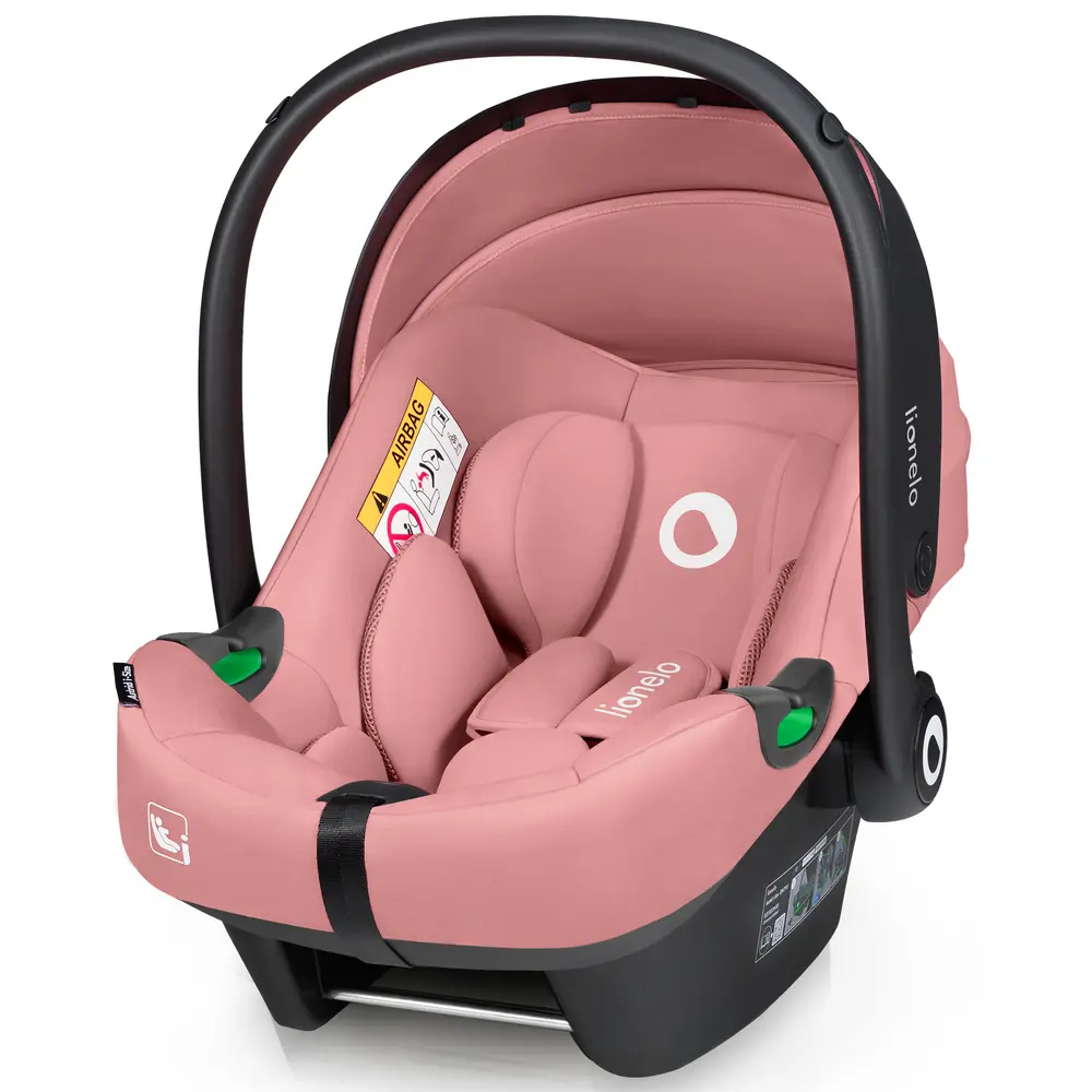 Lionelo Astrid i-Size Babyskydd - Pink Coral