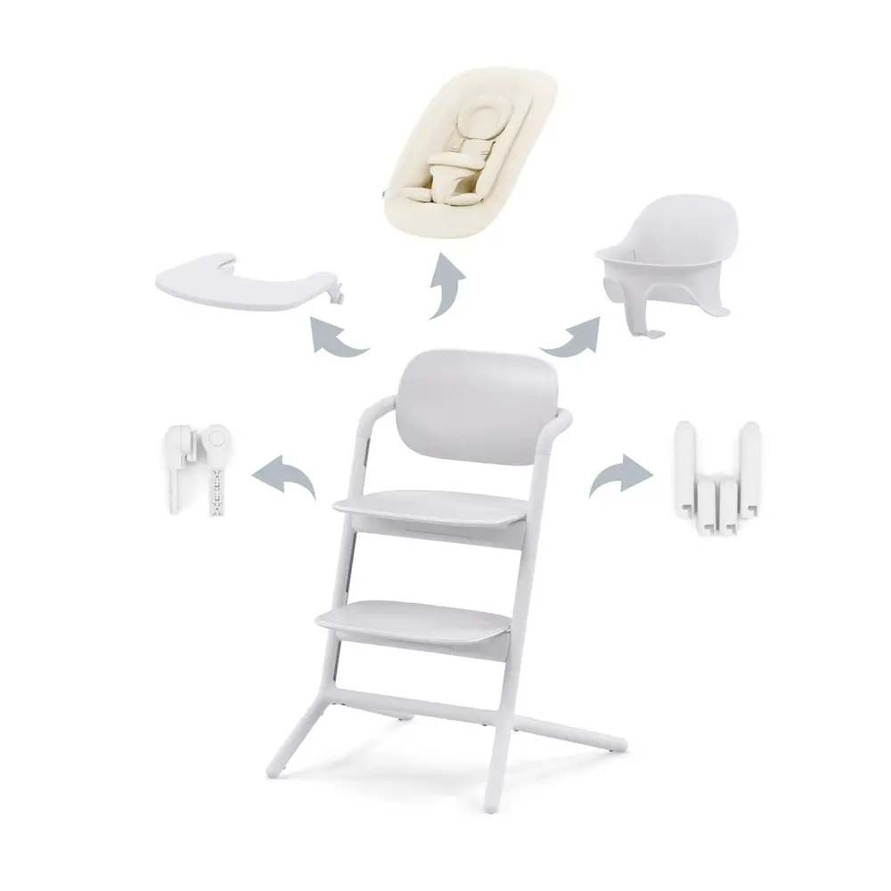 Cybex Lemo 4in1 Set Barnstol - All White
