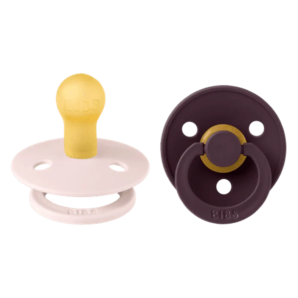Napp Colour 2-pack Latex 0-6 mån - Petal/Plum