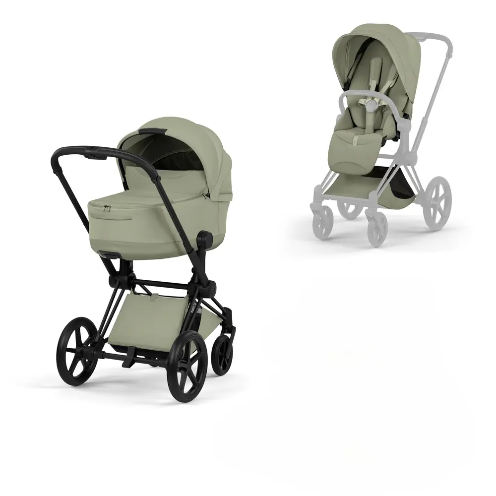 Cybex Priam Style Barnvagn - Sage Green/Matt Black