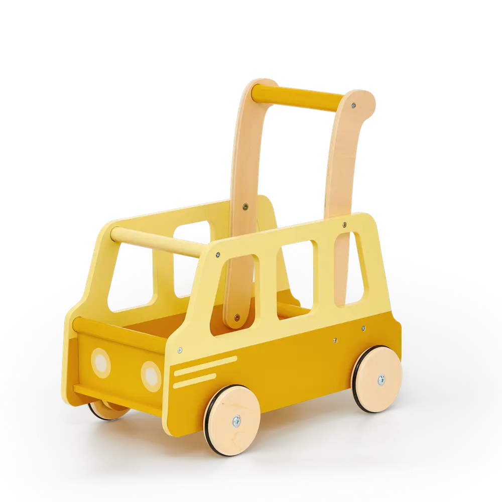 Gå-Vagn Skolbuss - Gul