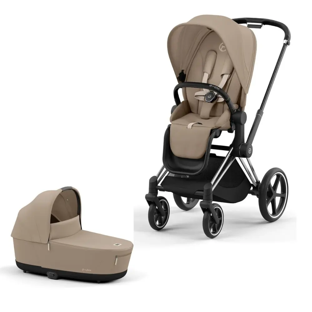 Priam Duovagn - Cozy beige/chrome black