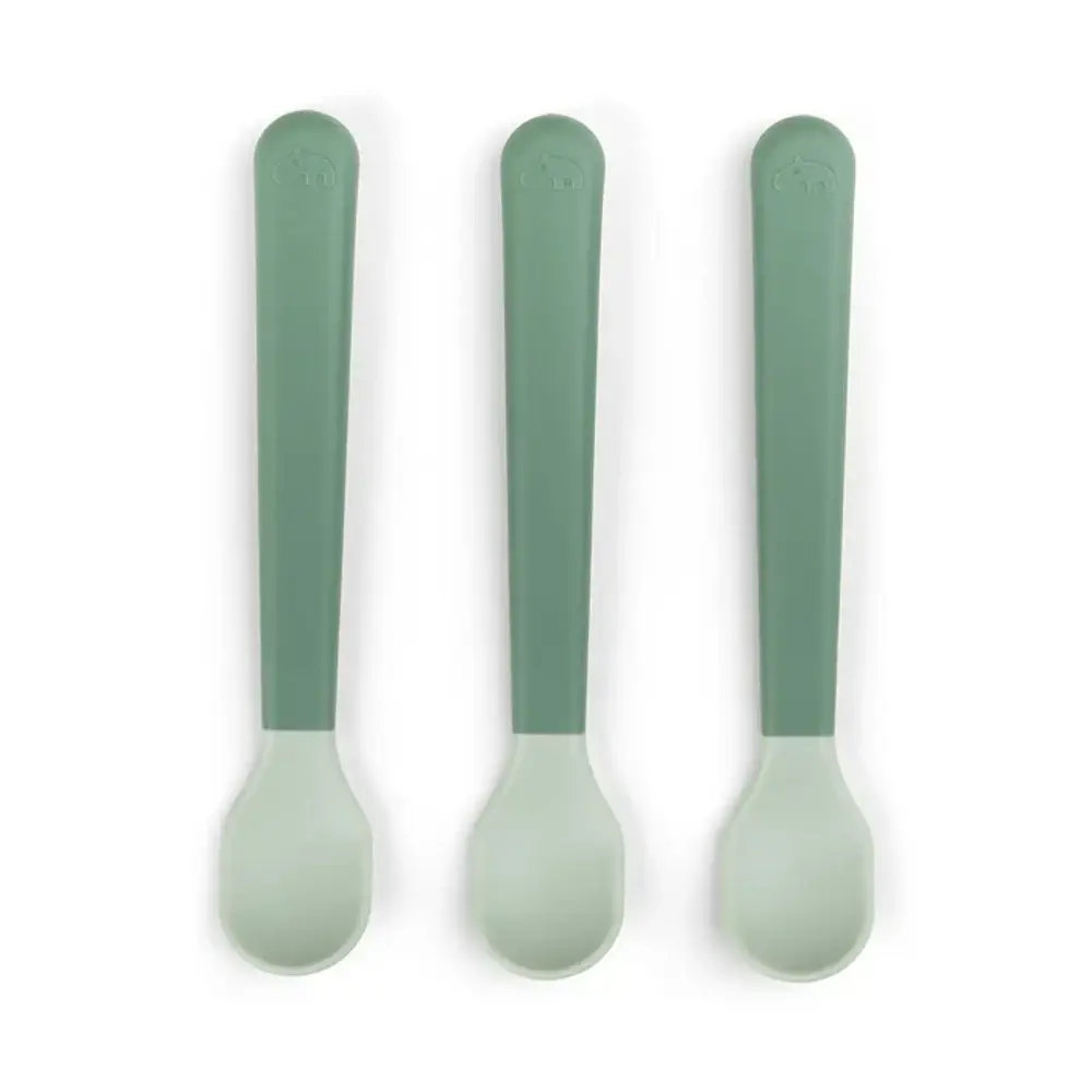 Done By Deer Foodie Easy-Grip Babysked 3-pack - Grön