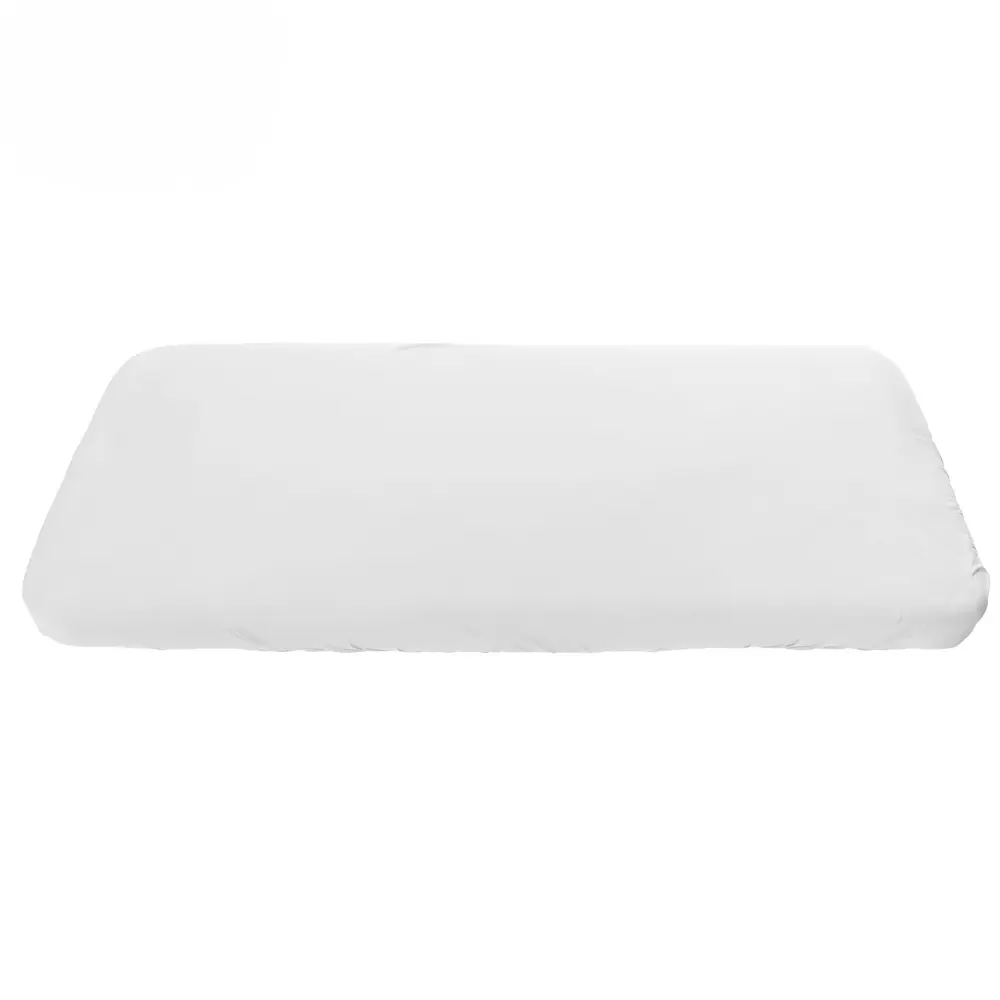 Jersey-lakan, 2 st, junior 70 x 160 cm, vit