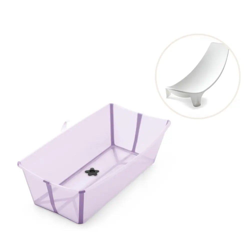 Stokke® Flexi Bath XL Badbalja Inkl. Badstöd - Lavender Stokke® Flexi Bath XL Badbalja Inkl. Badstöd - Lavender