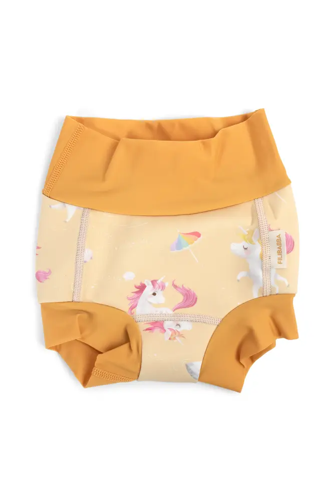 Filibabba Lucca Badblöja - Yellow - 1-2 ÅR