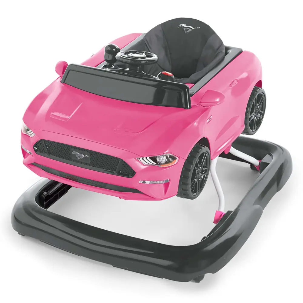 Bright Starts 3-i-1 Ford Mustang Lära-gå-Bil & Gåstol