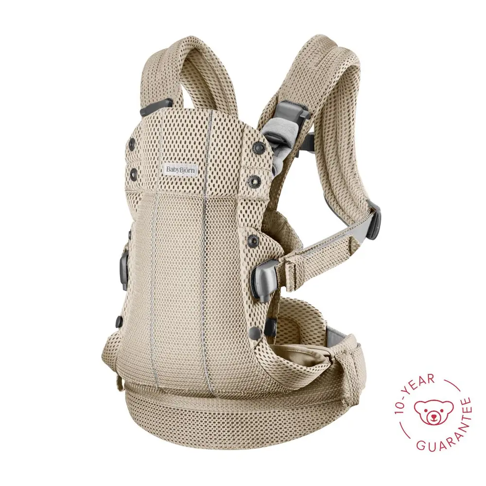 BabyBjörn Harmony 3D Mesh Bärsele - Gråbeige