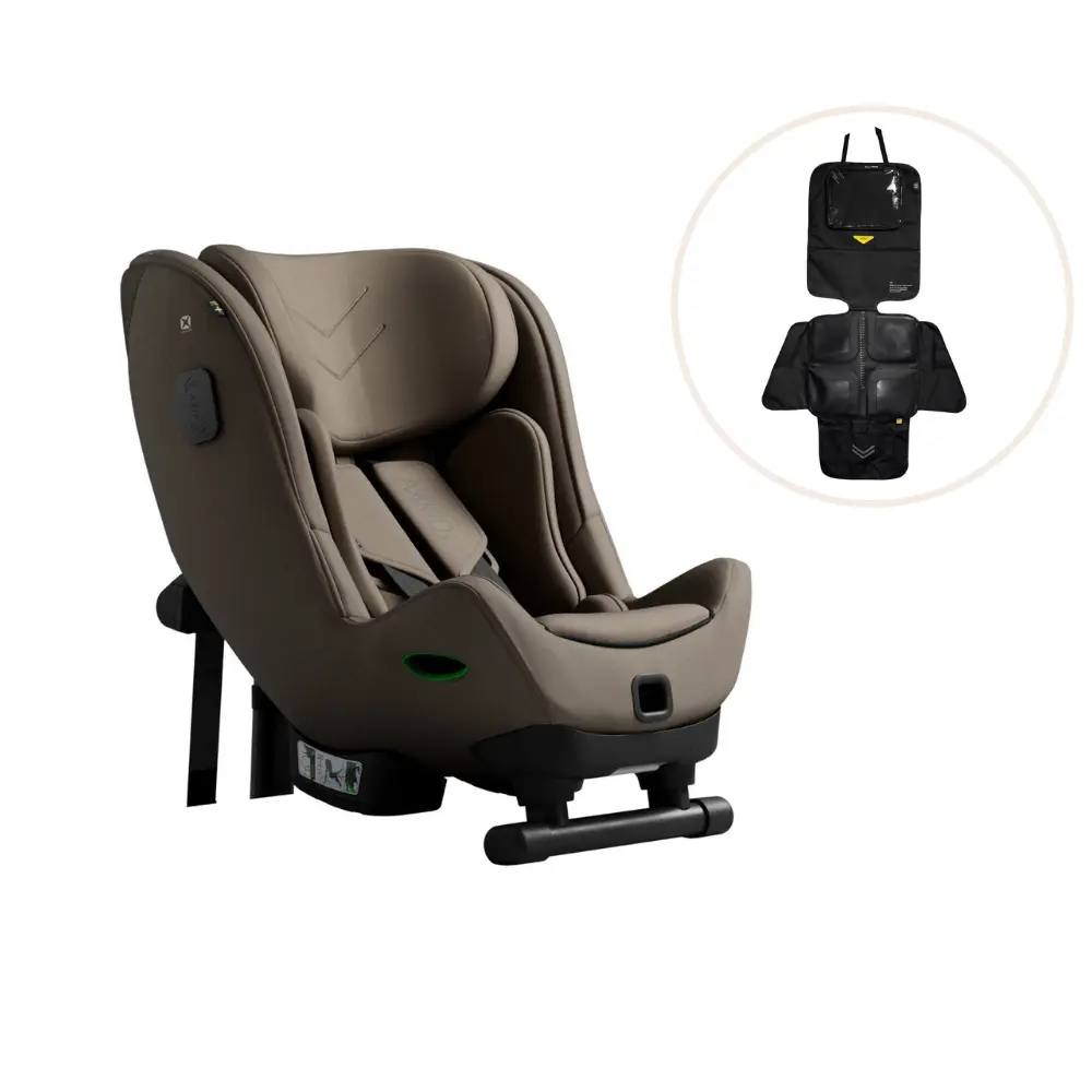 Axkid Minikid 4 Max Bilbarnstol Inkl. Sparkskydd - Driftwood Beige