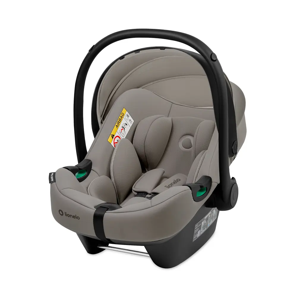 Lionelo Astrid i-Size Babyskydd - Beige Taupe