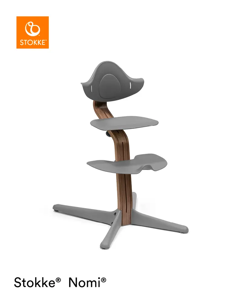 Stokke® Nomi Matstol - Walnut Grey