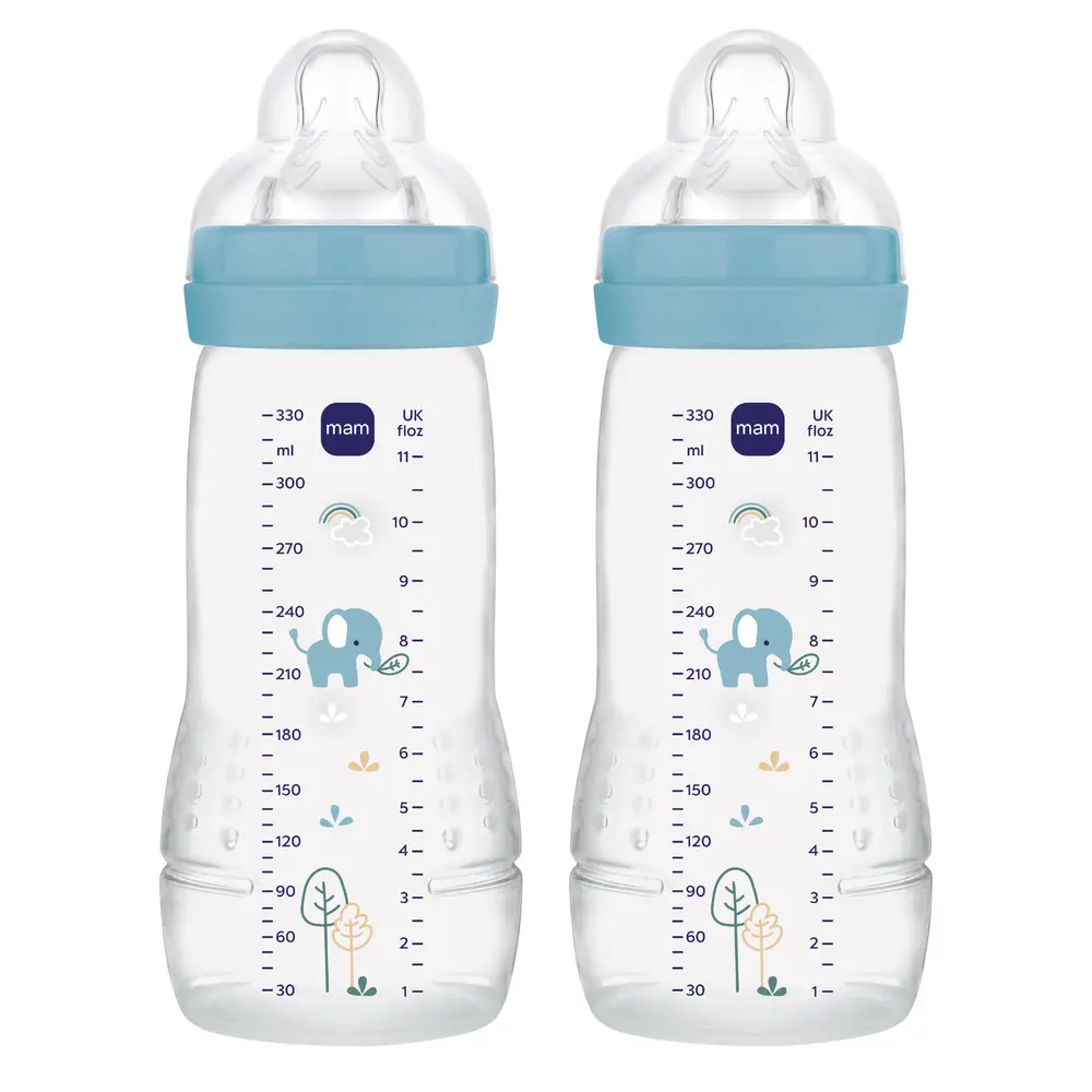 Nappflaska Easy Active 330ml 2pk Blue