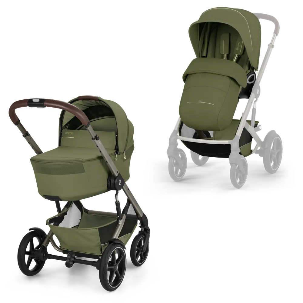 Cybex Talos S Lux Inkl. Hopfällbar Liggdel - Moss Green