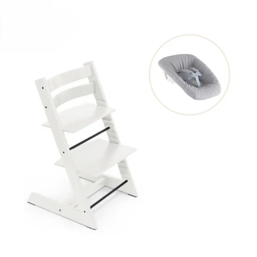Stokke® Tripp Trapp Stol Bok Inkl. Newborn Set - White