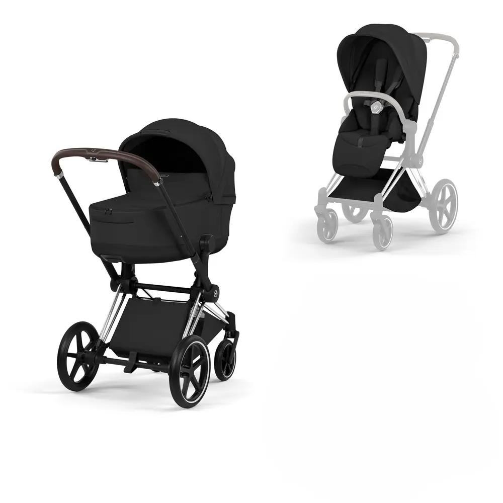 Cybex Priam Style Barnvagn - Sepia Black/Chrome Brown