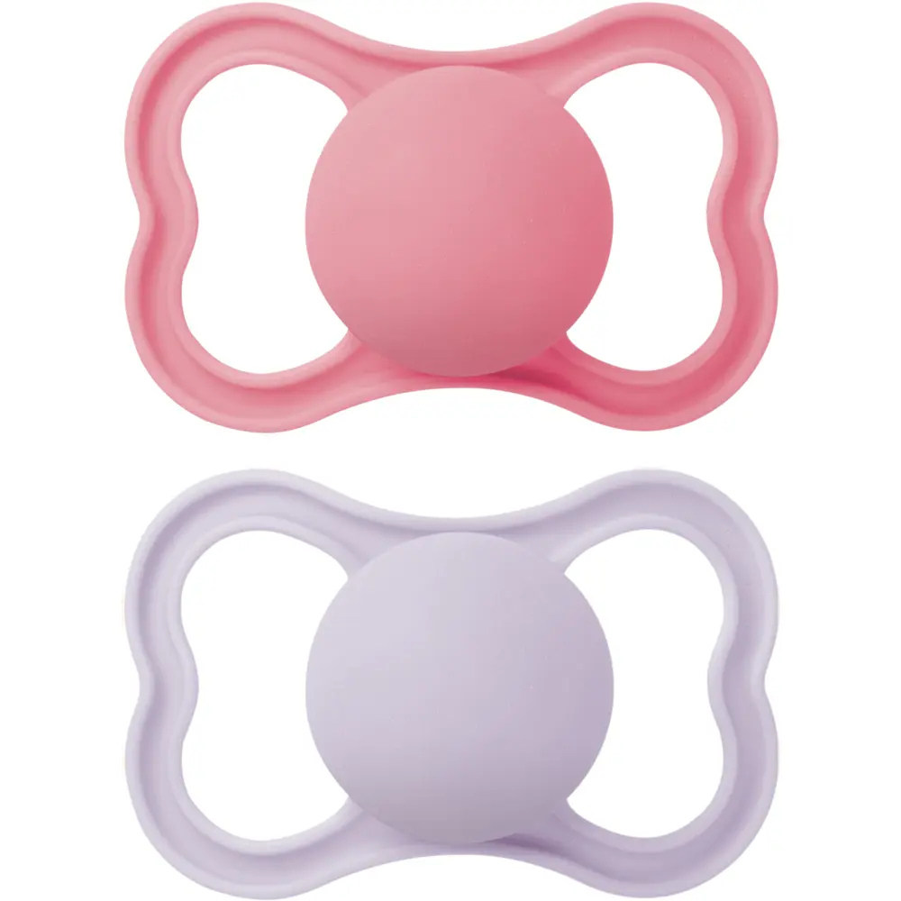 Silikon Napp Air 2-pack - Rosa Silikon Napp Air 2-pack - Rosa