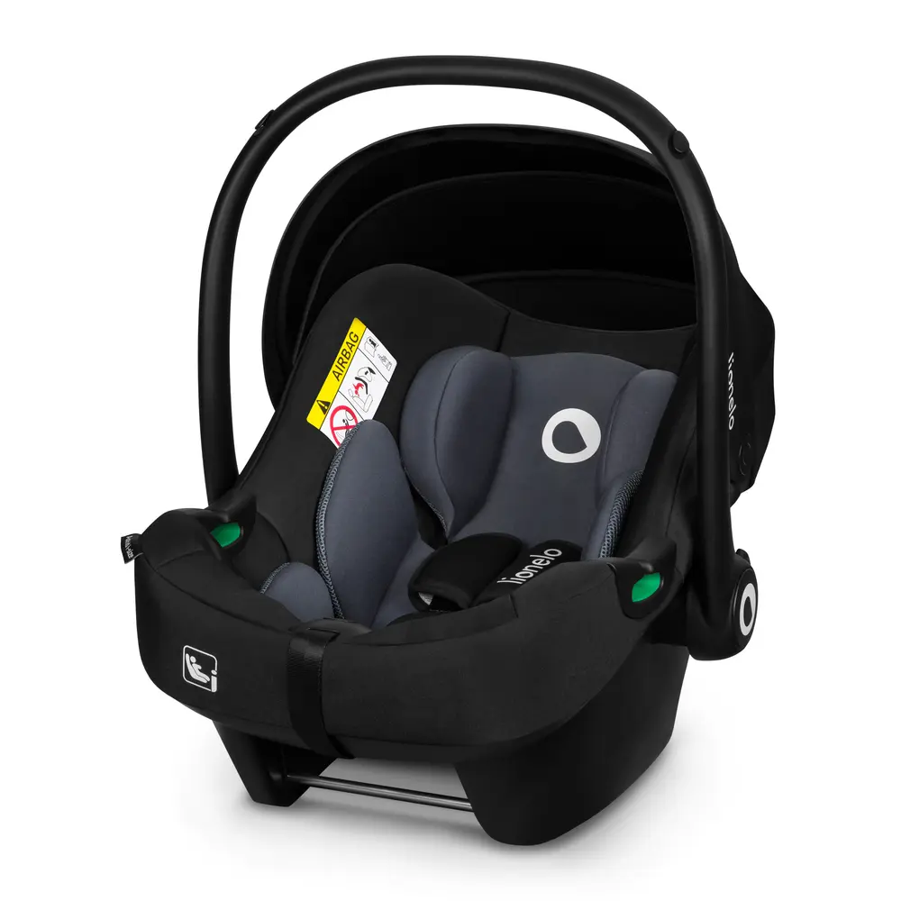 Lionelo Astrid i-Size Babyskydd - Black Grey