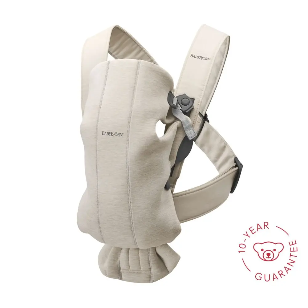 BabyBjörn Mini 3D Jersey Bärsele - Ljusbeige