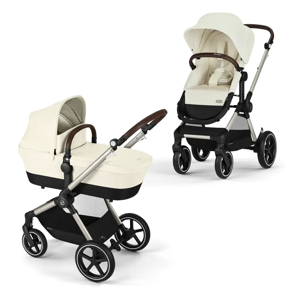 Cybex Eos Lux Barnvagn - Seashell Beige/Light Beige