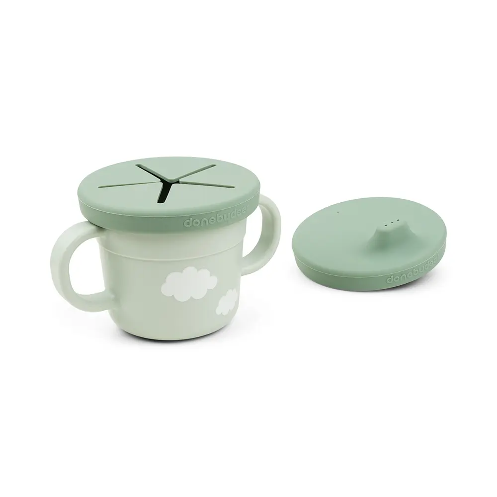Snack- & Pipmugg - Croco Green