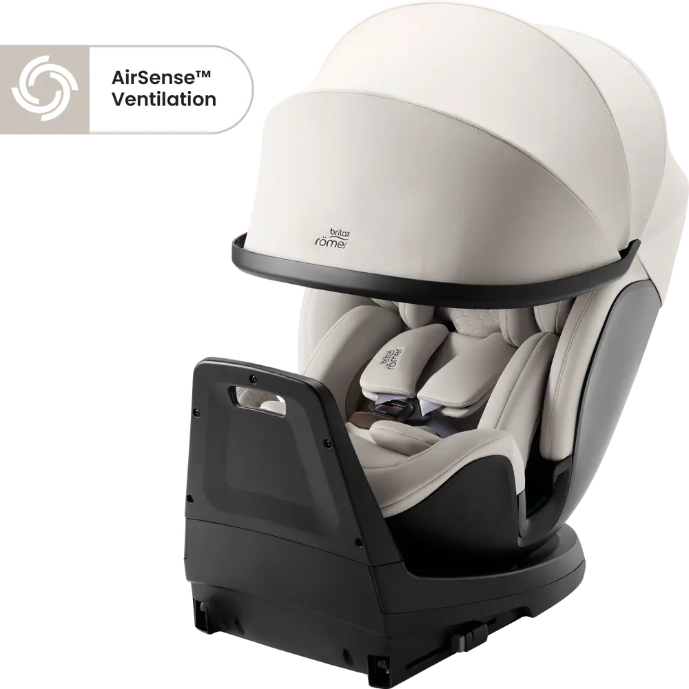 Britax Römer Swivel-Grow Max Air Lux Bilbarnstol - Soft taupe