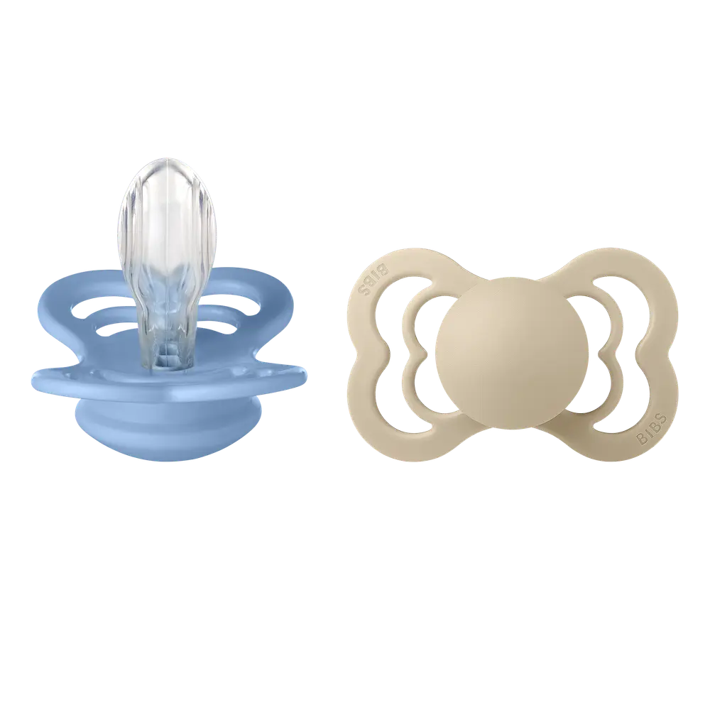 Napp Supreme 2-pack Silicone Str 2 Vanilla/Sky Blue