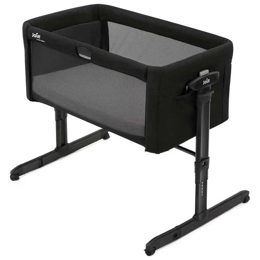 Joie Roomie Glide Bedside Crib - Shale
