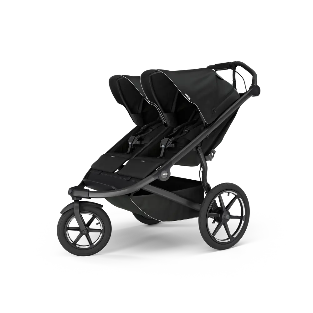 Thule Urban Glide 3 Double Magnetic Buckle Syskonvagn - Black