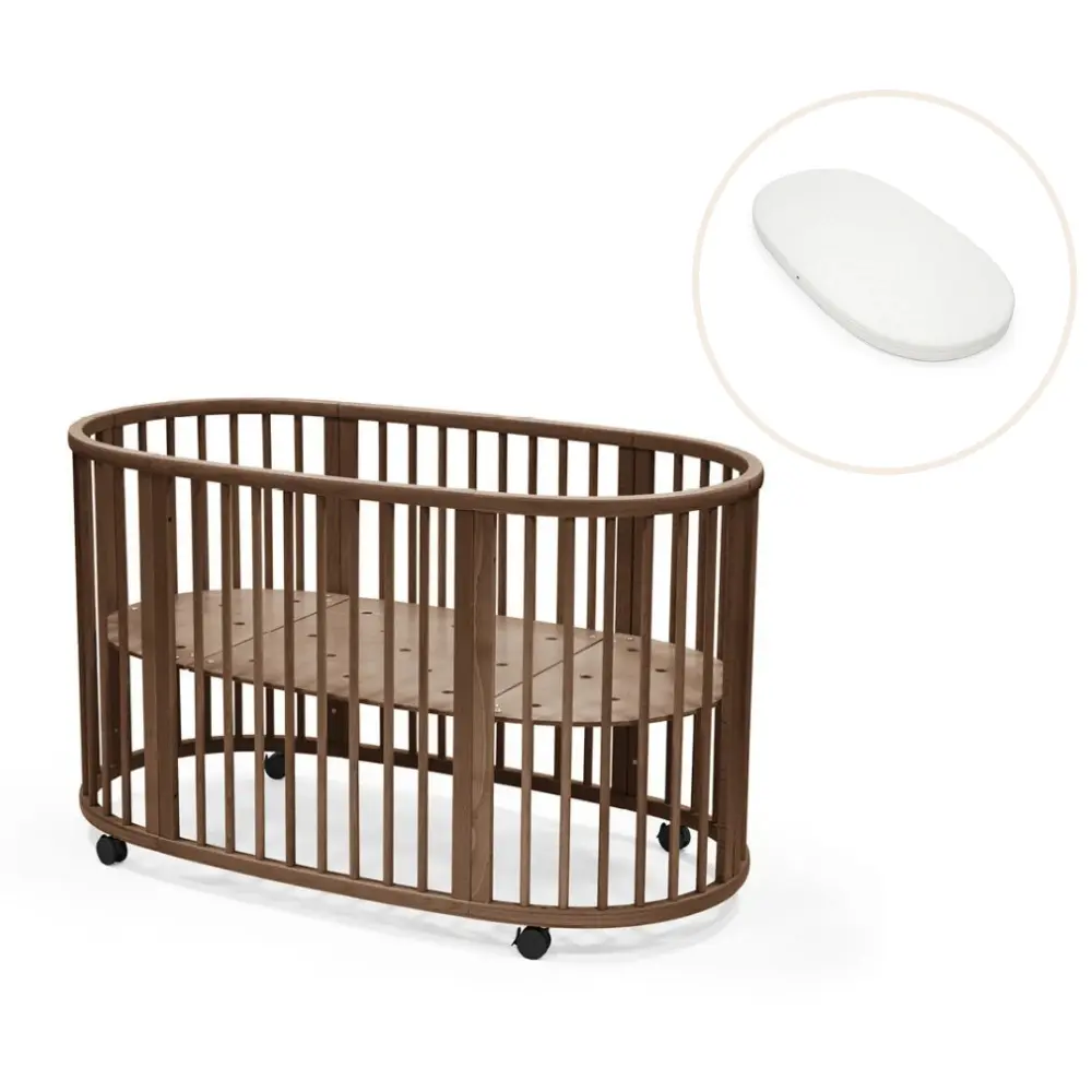 Stokke® Sleepi V3 Spjälsäng Inkl. Madrass - Warm Brown