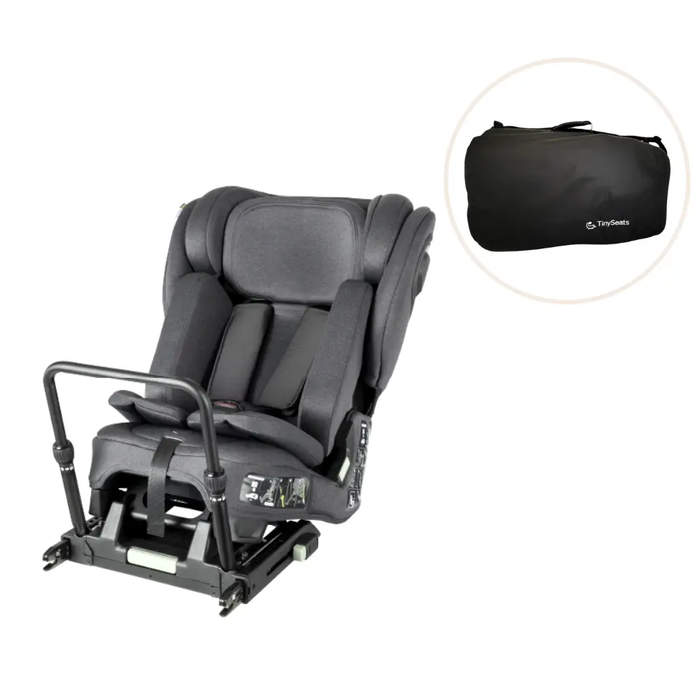 TinySeats Two Bilbarnstol Inkl. Axelväska