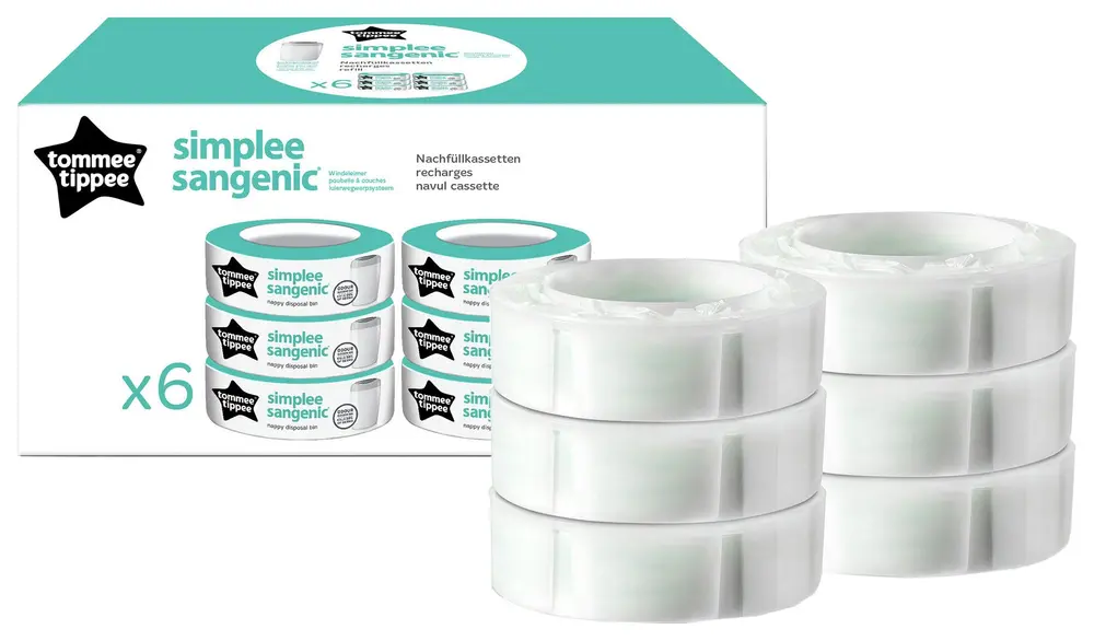 Tommee Tippee Simplee Refill 6-pack